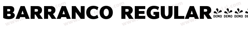 Barranco Regular字体转换